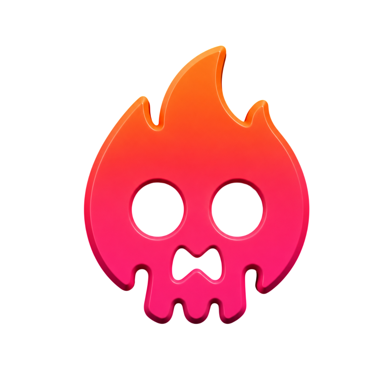 RoastMyWebsite skull flame logo